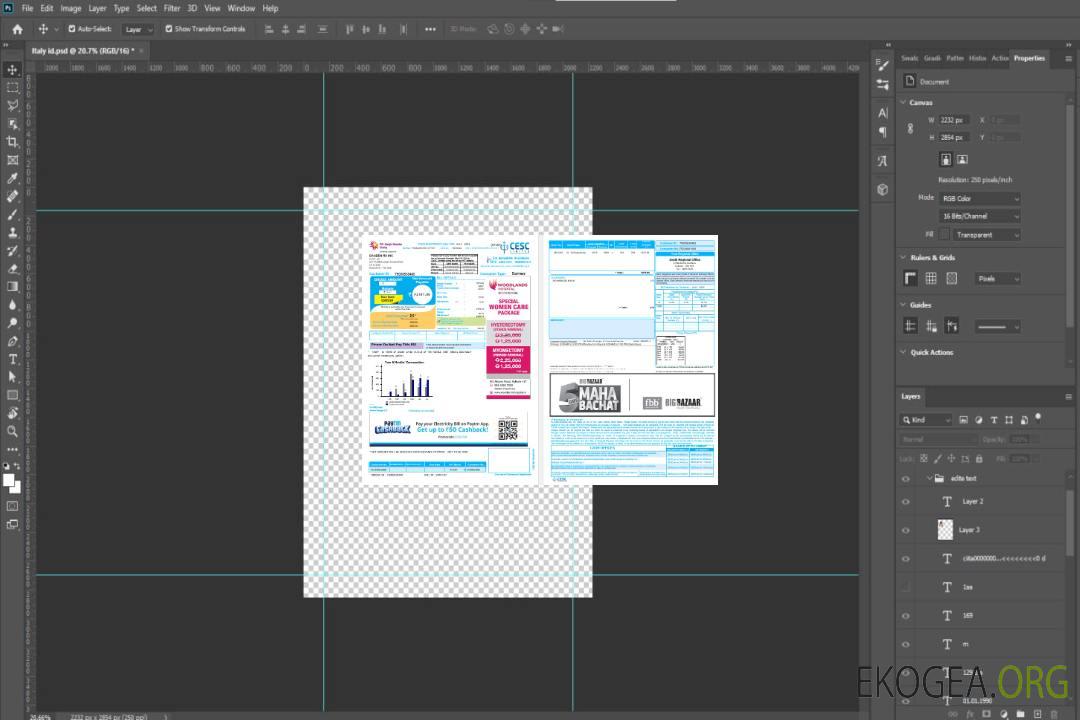 INDE CESC LIMITED Facture de services publics pour les entreprises Word et PDF template INDE CESC LIMITED Facture de services publics pour les entreprises Word et PDF template